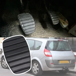 Embrague de freno de goma para coche, cubierta de Almohadilla de Pedal para Renault Grand Scenic 2 2010 - 2006 2005 2004 2003, 465318691R 7701051741, accesorios