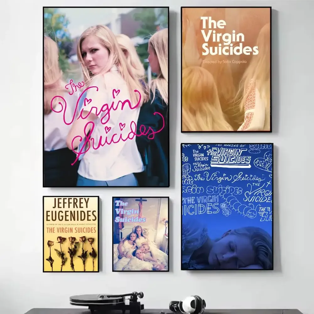 The V-Virgin Suicides Film Painting Calligraphy Self Adhesive Wall Art Waterproof Print For Bedroom Living Room Home Decor