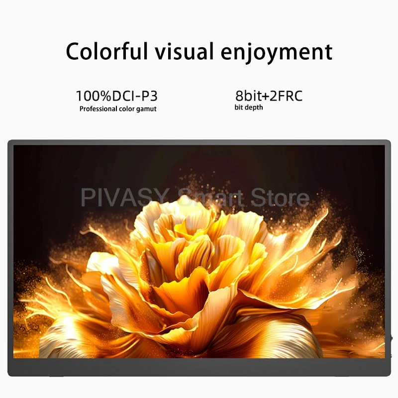 17.3 Inch 4K Touch Portable Monitor PS5 Expansion Screen IPS HD PC Secondary Display 100%DCI-P3 Color Gamut 500nit Brightness