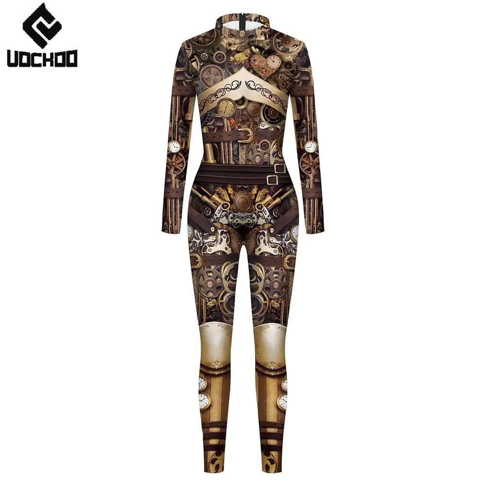 فاسق بذلة روبوت تأثيري حلي الكبار كرنفال بذلة Catsuit الصحراء حفلة ارتداءها حرق رجل ثلاثية الأبعاد طباعة مهرجان فستان