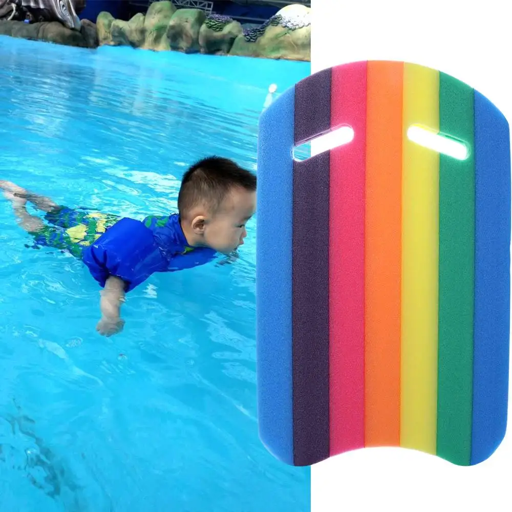 Sports Swimming Training Aid Foam Board Kids Adults Float Hand Board Swimming Kickboard Rainbow Float Board Float Kick Board