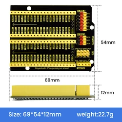 Keyestudio Pico IO Prototype Expansion board for Raspberry pi Diy Kit Electronics for Adults STEM Education Programming Study