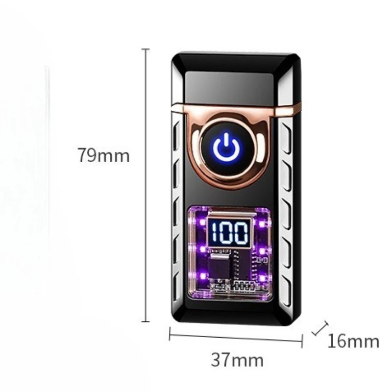 

Новинка 2023 года, электронная импульсная ветрозащитная зарядная зажигалка, креативная мощная зарядная зажигалка с одной дугой, аксессуары для курения, подарок