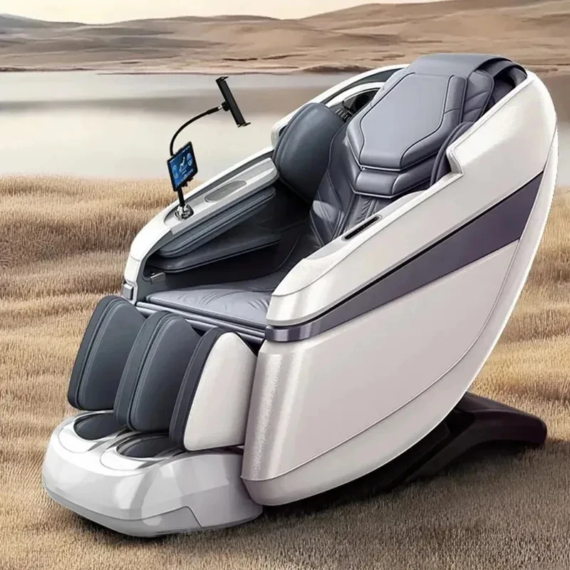 2026 Luxury Zero Gravity Full Body Massage Chair, Electric Heating Kneading Recliner for Home & Office Use.
