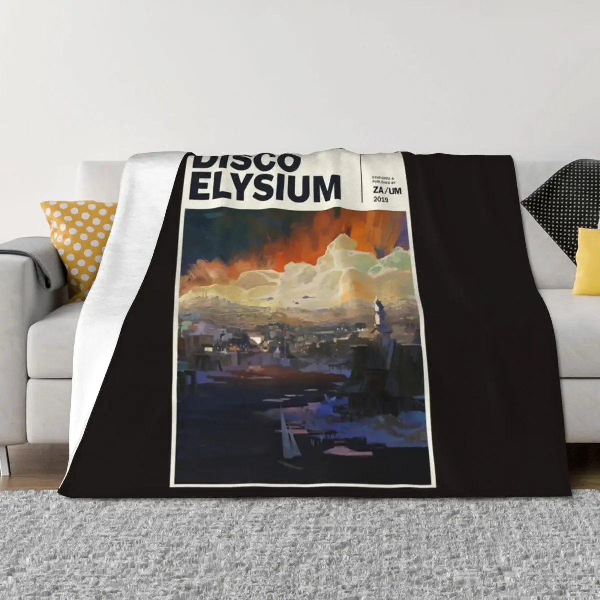 Disco Elysium Throw Blanket Custom Luxury Brand warm winter blankets ands Blankets