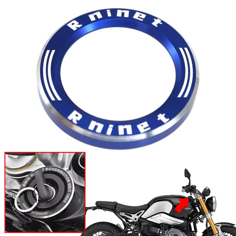 

Motorcycle Accessories Ignition Starter Lock Cover Key Ignition Surround Ring Fit For BMW R Nine T R9T 2014-2022 2021 2020 2019