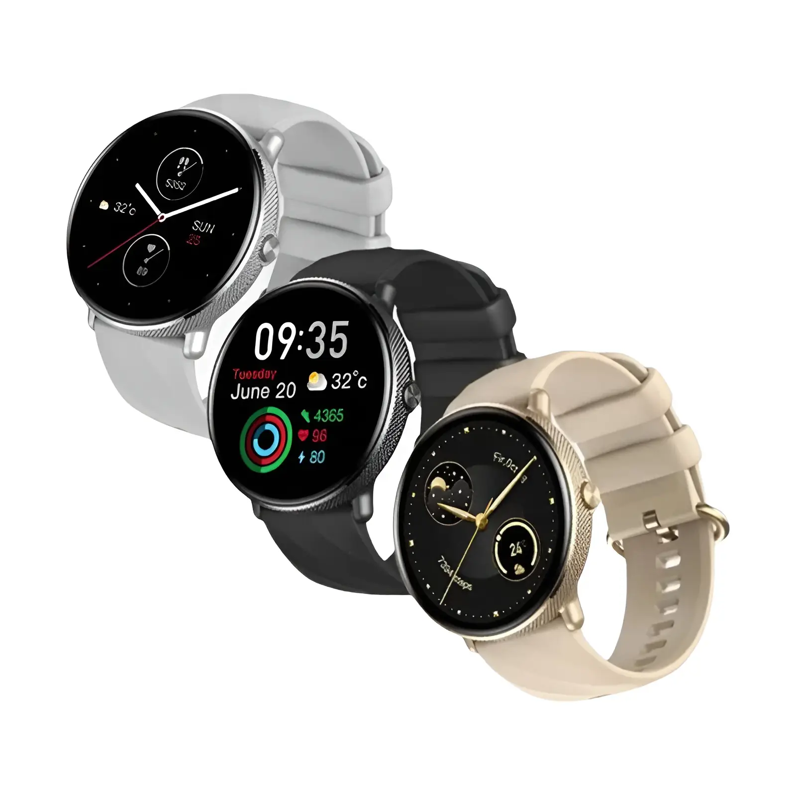 Zeblaze GTR 3 Pro Voz Chamando Relógio Inteligente AMOLED Display Aço Inoxidável 316L Aptidão Smartwatch Para As Mulheres