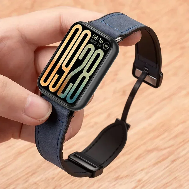 �y�Z�[�����zXiaomi Mi Band 10/9/8 Pro�p �}�O�l�b�g�����U�[+�V���R���X�g���b�v �����\�ȃ��X�g�o���h Redmi Watch 6 5 4 �X�}�[�g�E�H�b�`�A�N�Z�T���[
