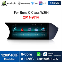 8.8 inch for Mercedes Benz C Class W204 2011-2014 NTG 4.5 Android Car Radio Video Multimedia Player 4G WiFi HD Touch Screen