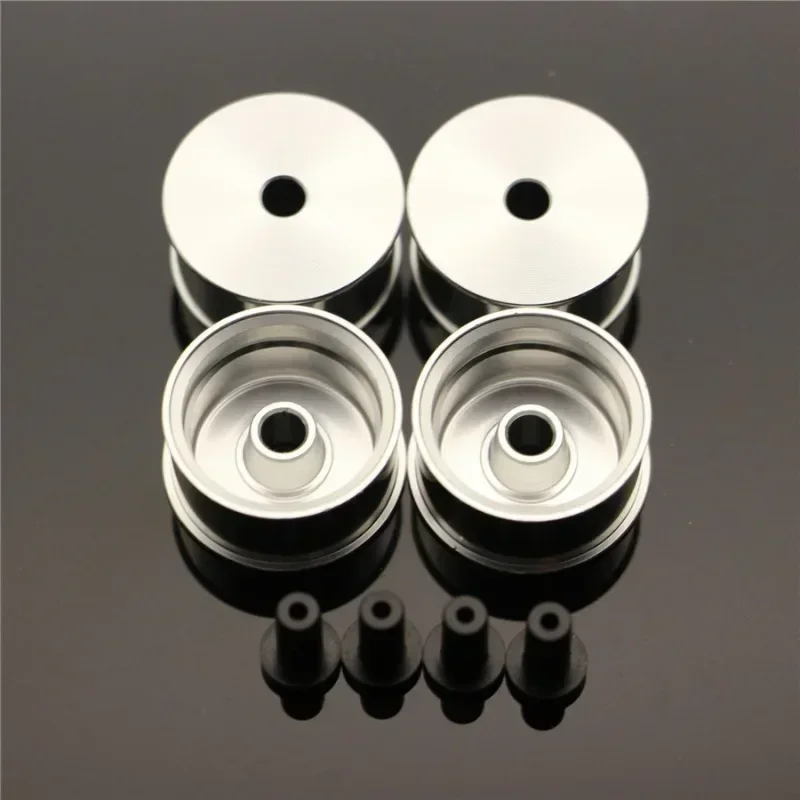 Ruedas ligeras de 20,5mm de diámetro medio, piezas hechas a sí mismas para rueda de colores Tamiya MINI 4WD con disco de aluminio