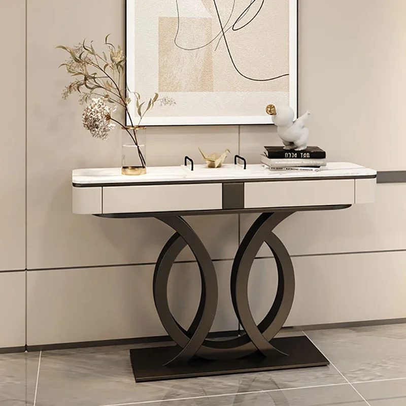 

-Для современного дизайна Стол для прихожей Дизайн в стиле бохо Эстетические консольные столы Экономия места Konsolentisch Мебель для гостиной