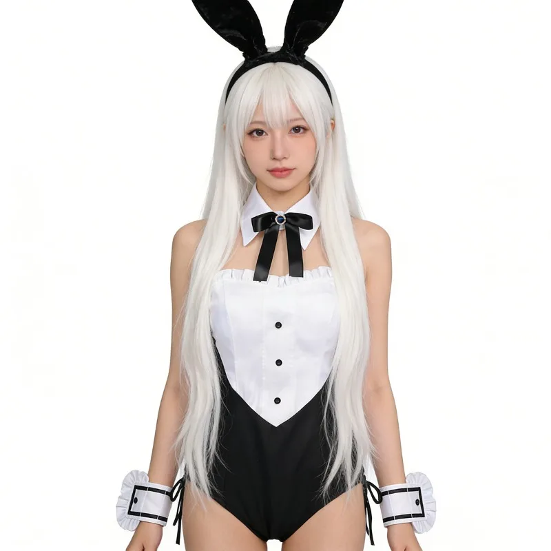 

The Death Game Is Used As A Living Cosplay Costume Ghost Bunny Girl Momono Is A Two-dimensional Cosplay Women's Dress