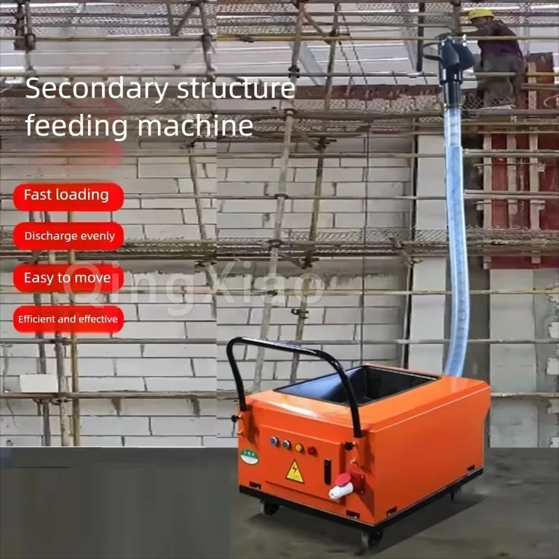 Secondary Structure Concrete Pump Grout Pump for Column Construction Small Screw Conveyor Concrete Pump with Flexible Hose 220V