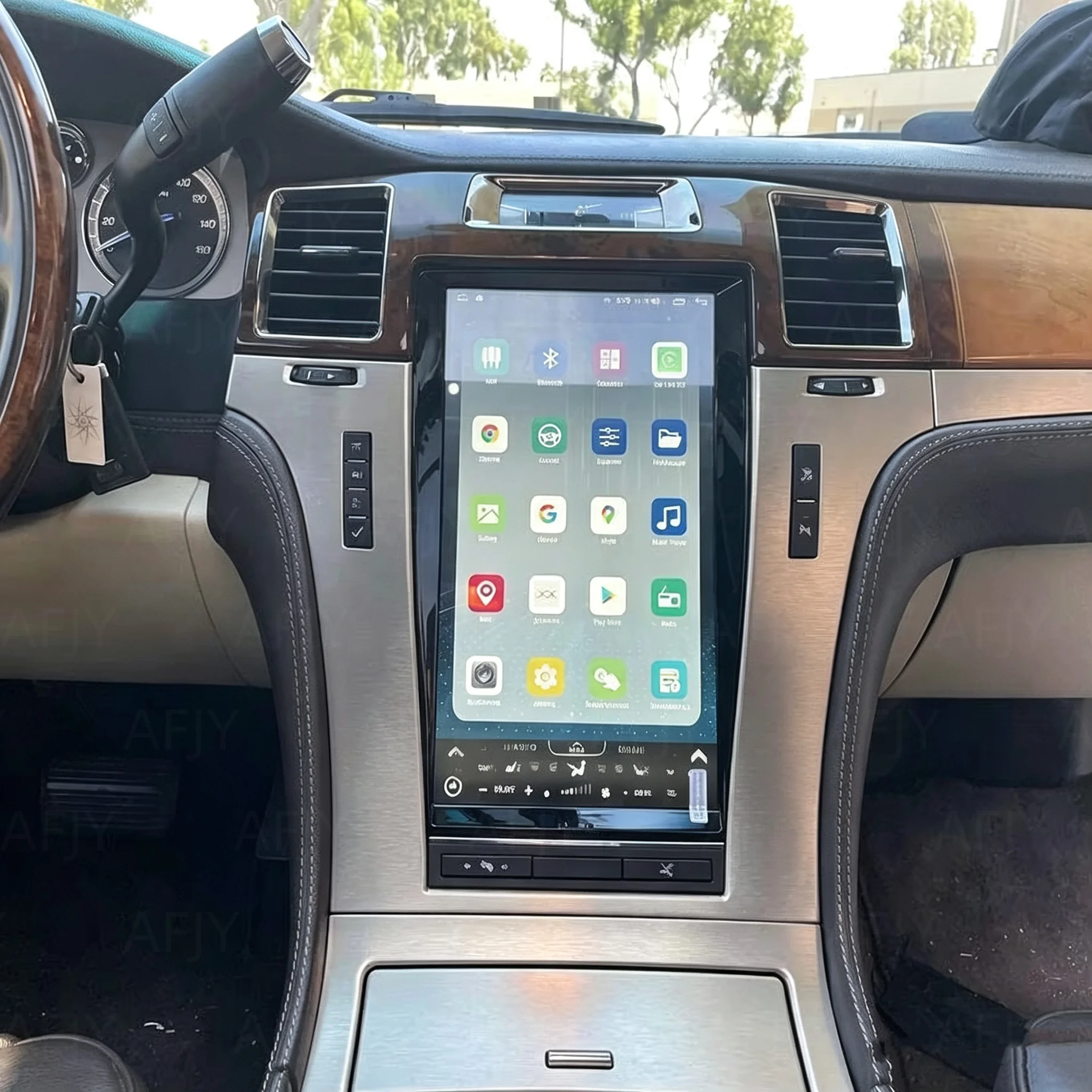 New Android Carplay 13.6 For Cadillac Escalade 2007-2014 Touch Screen Car GPS Navigation Multimedia Player Radio Satnav HeadUnit