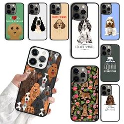 English Cocker Spaniel Dog Phone Case For iPhone 17 Air 15 16 11 12 13 14 Pro Max Cover For iPhone 17 Air Max Plus Fundas