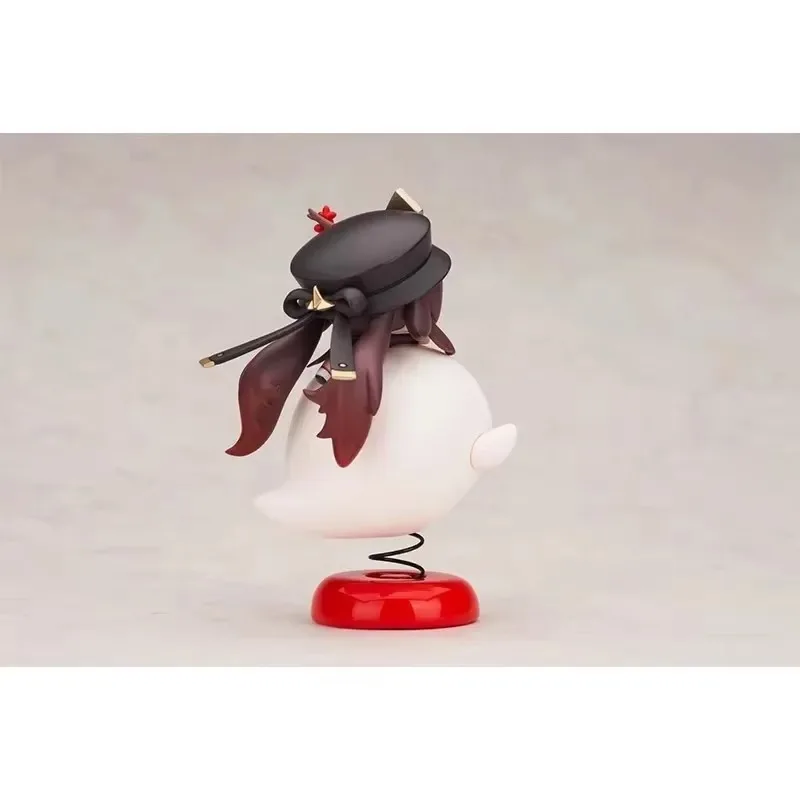 Genshin Impact Anime Figures 10cm Hu Tao Cute Cartoon Q Edition Series Grils Model Pvc Statue Doll Ornament Collection Toys Gift