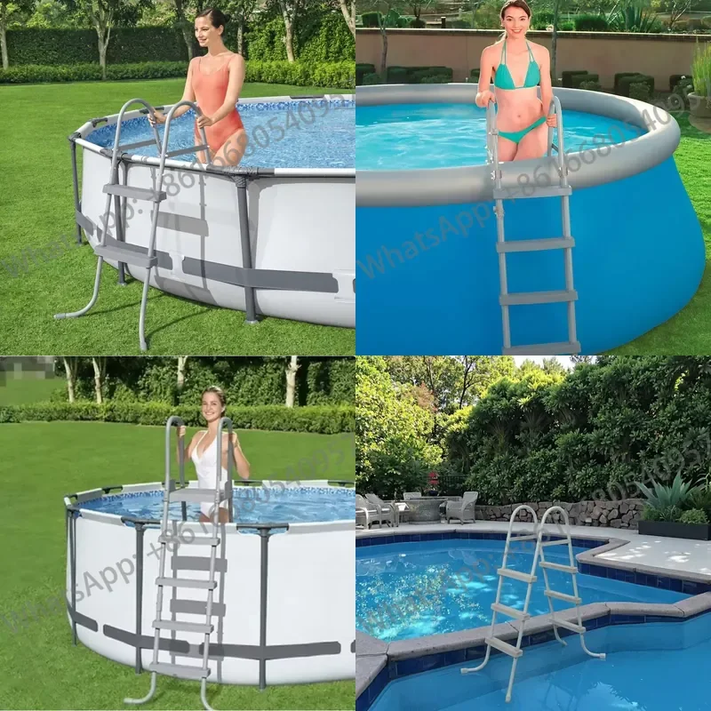 Stainless Steel Safety Pool Ladder Corrosion-resistant Salt Water Compatible High Quality Swimming Pool Accessories