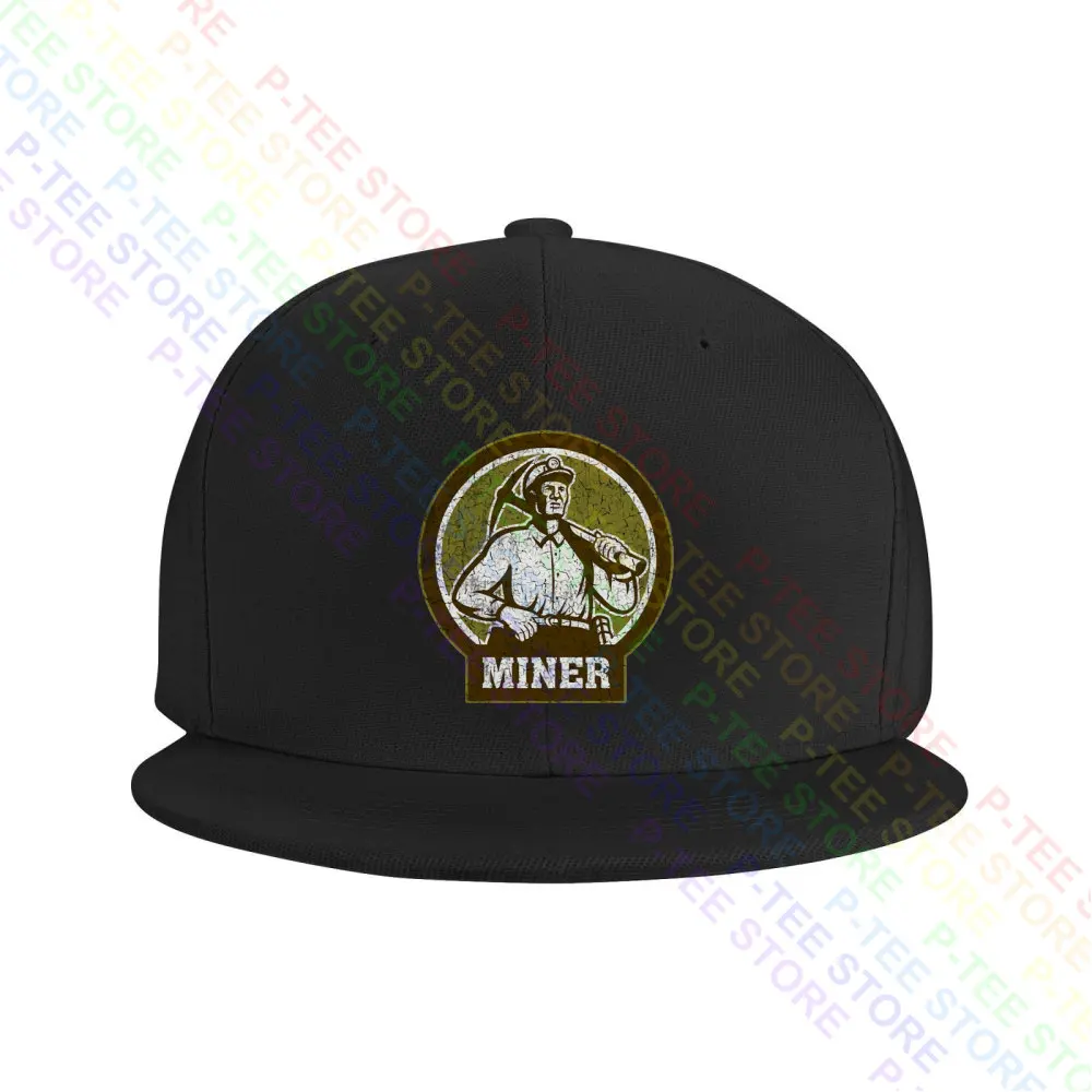 Miner Vii Coal Mineworkers Mine Miners Mining Baseball Cap Snapback Caps Knitted Bucket Hat