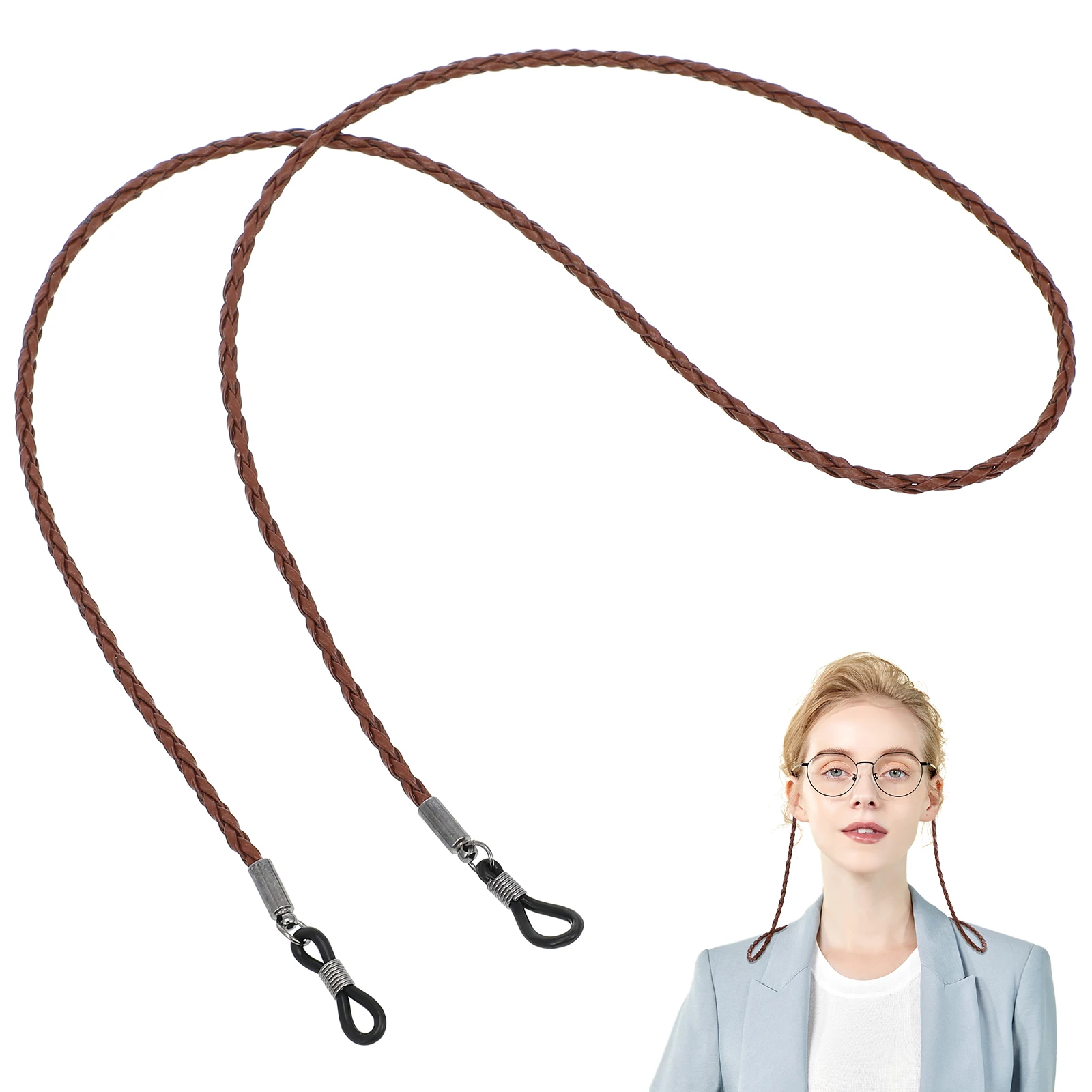

Glasses Chain Non-slip Rope Lanyards Eyeglass Holder Strap Stylish Braided Designer Eco-friendly Safe Hypoallergenic Lightweight