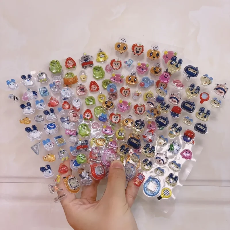 النمط الياباني لطيف الكرتون تماغوتشي المحيط الإغاثة كريستال ملصق فتاة الكرتون جراب هاتف الكمبيوتر Diy لاصقة تزيين #1