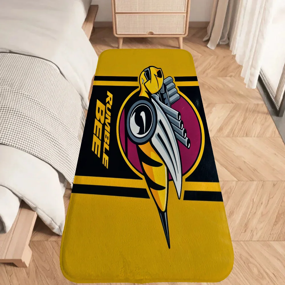 Rumble Bee alfombra para dormitorio, felpudo peludo para pasillo, entrada Exterior, baño, alfombrilla para pies, felpudo para exteriores