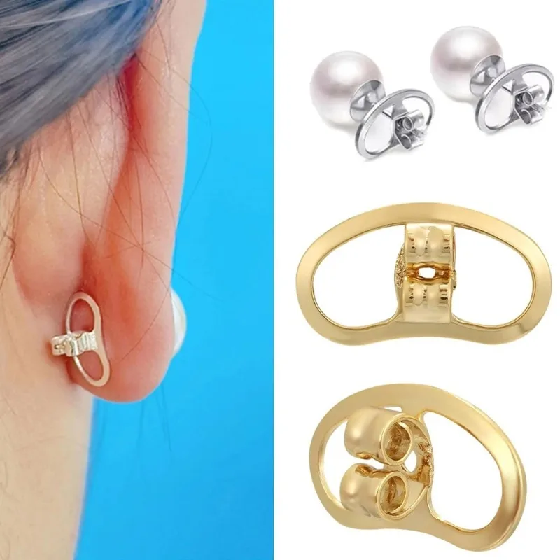 

Pignose Earring Lift Diy Earring Accessories Large Earring Anti-falling Support Ear Blocking Lift Stainless Steel Earrings