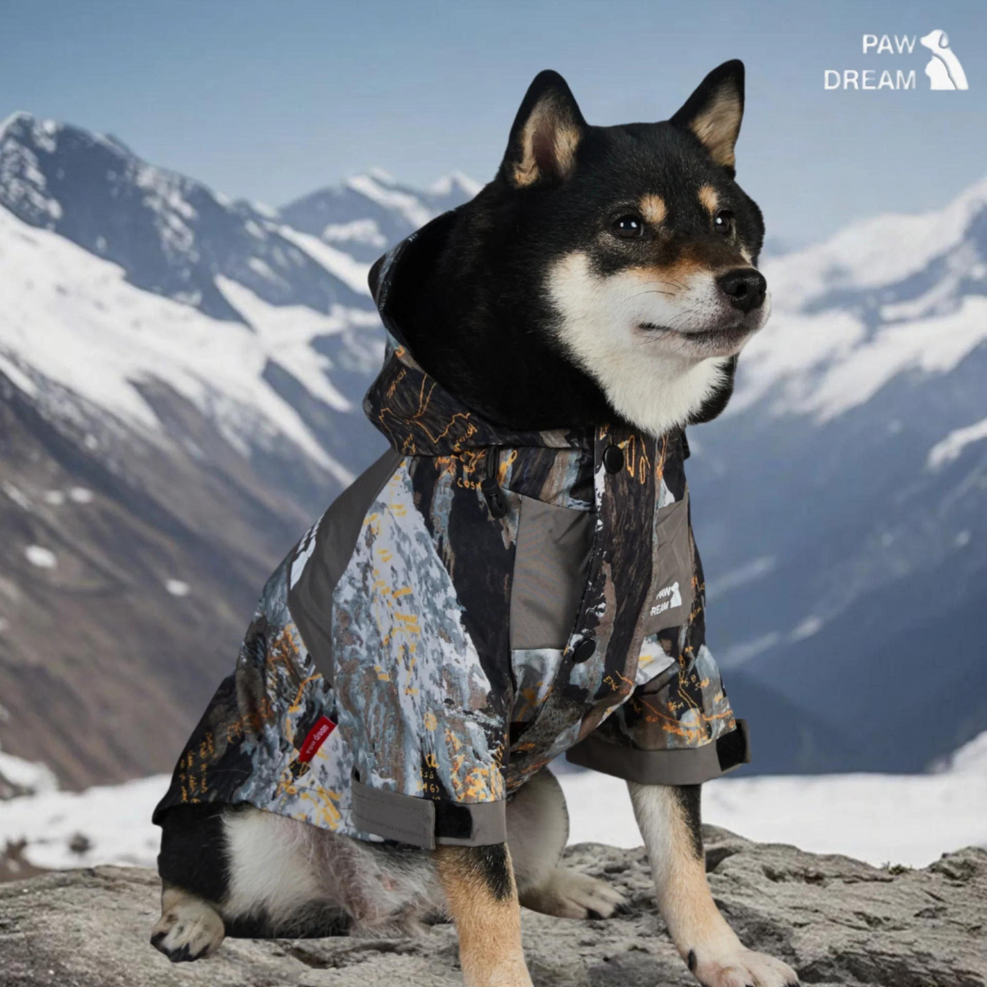 

Dog Clothes Raincoat for Medium Dogs Medium Large Thick Wind Waterproof Jacket Daily Use Costume for dog Pet Dog Hooded Coat