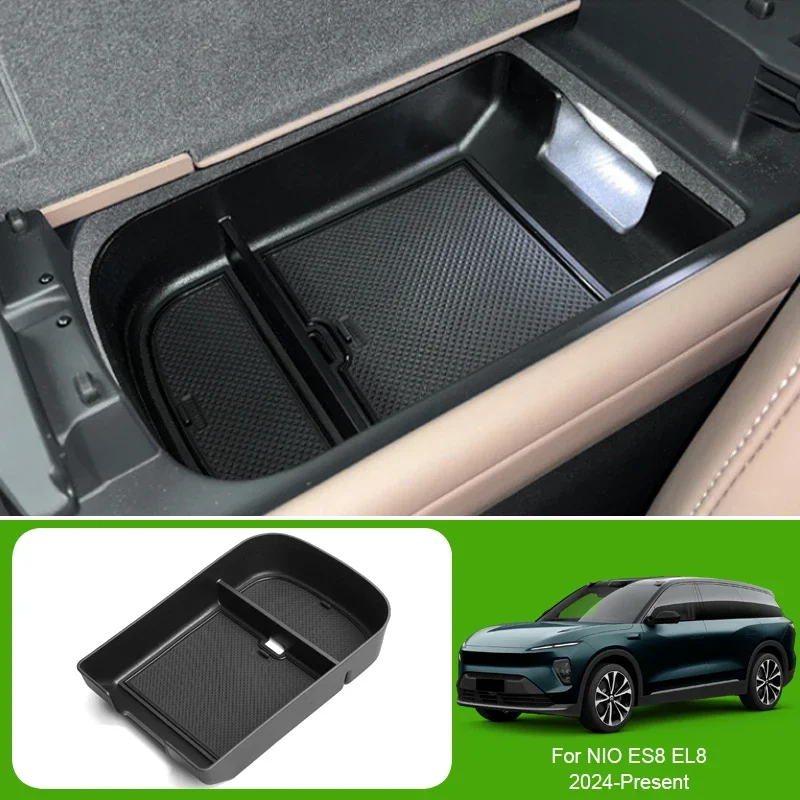

Car ABS Armrest Box Storage GPS Under Centrol Control Organizer Tray For NIO ES8 EL8 2024-Present Auto Interior Accessories
