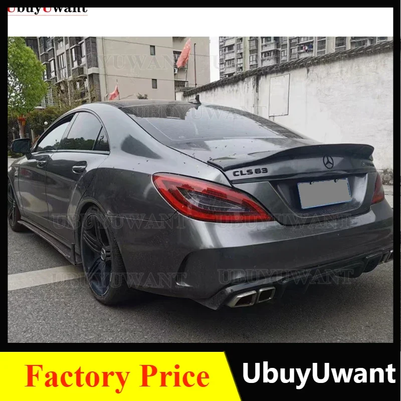 CLS-Class R Style Carbon Fiber Trunk Spoiler for Benz W218 CLS300 CLS350 CLS500 CLS550 CLS63 2012 - 2017