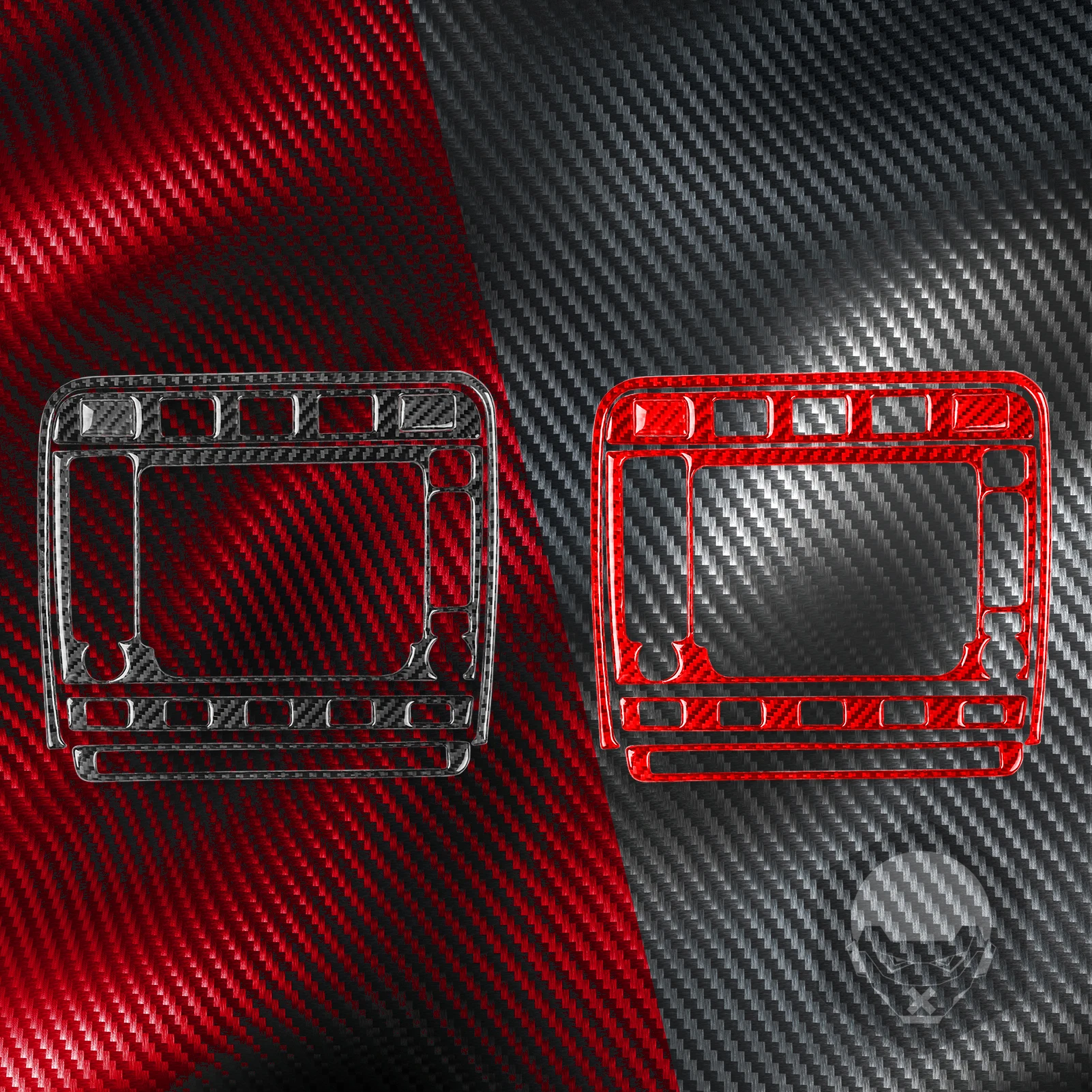 For Porsche Cayenne S GTS Turbo 2003-2010 Accessorie Carbon Fiber Interior Gear Panel Center Console Trim Sticker Car Decoration