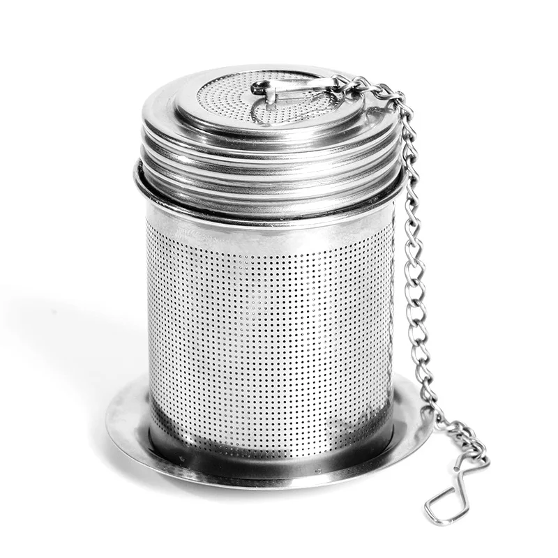 

12 PCS Stainless Steel Tea Infuser Strainer Leaf Spice Herbal Teapot Reusable Mesh Filter Kitchen Accessories Wholesale XB