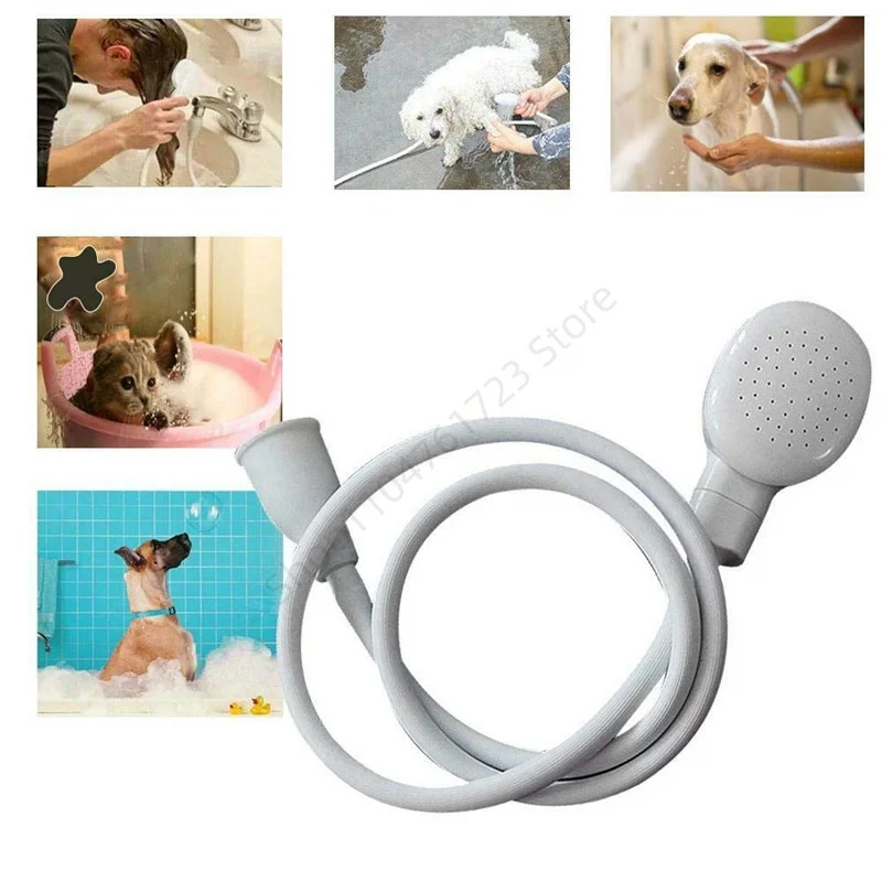 130cm Multifunctional Faucet Extender External Portable Bathroom Pet Bath Cleaning Supplies Dormitory Hose Simple Shower Nozzle