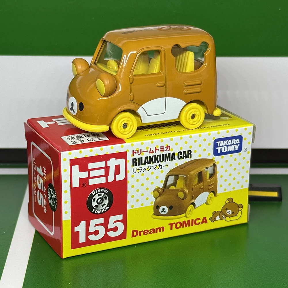 

Tomy Dream Tomica No.155 Rilakkuma Car Die Casting Static Alloy Car Mode Collection