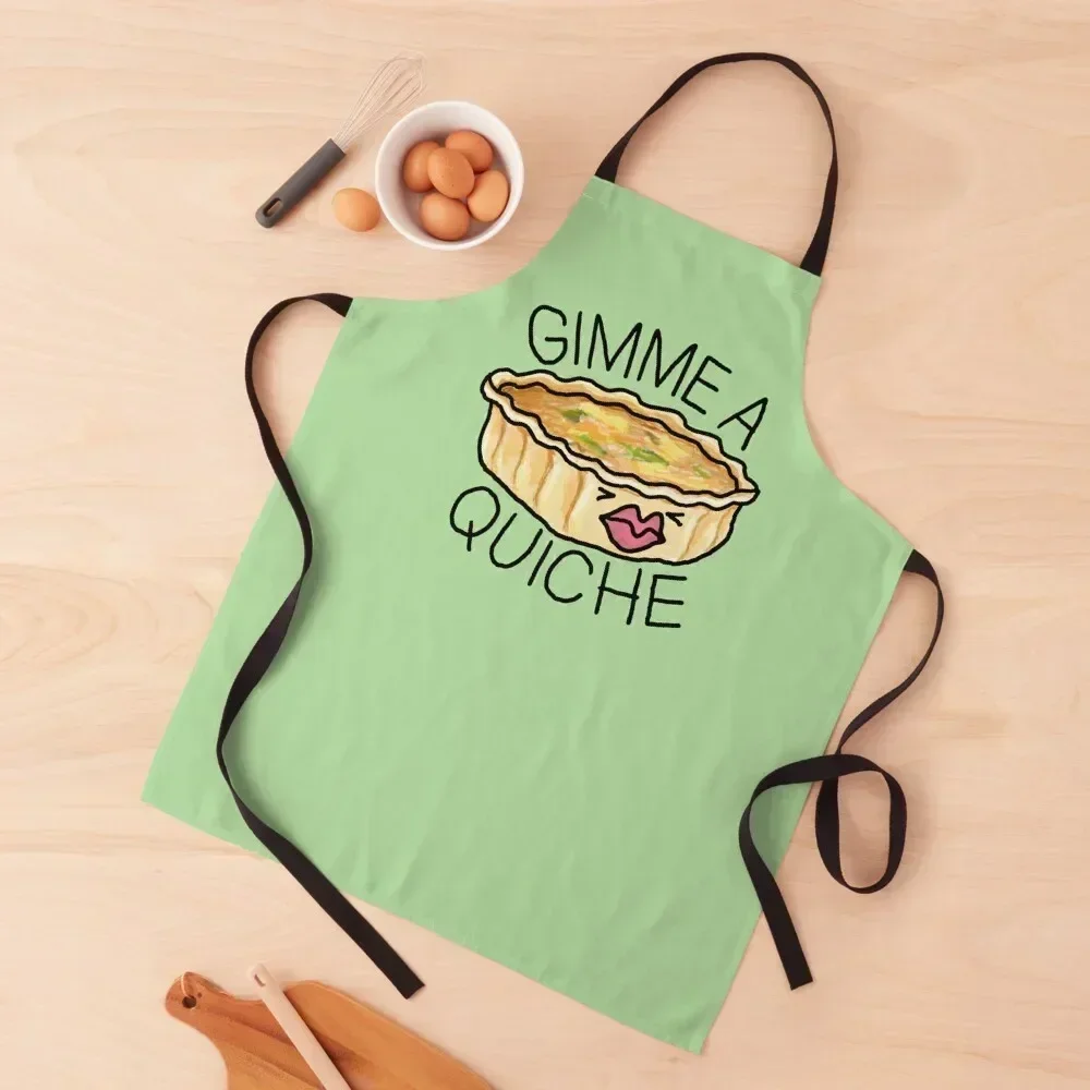 

Quiche Me Apron Women Kitchen women's kitchens Dress women's work Apron