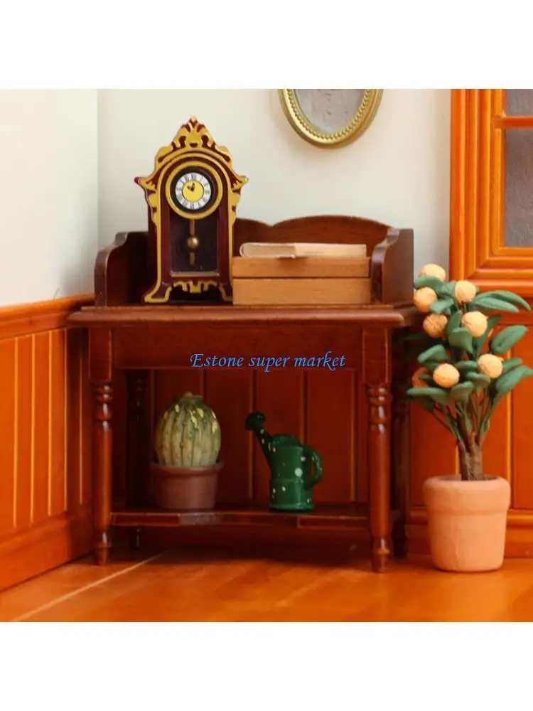 

090B 1:12 Scale Miniature Writing Table Dollhouses Living Room Decors Accessories