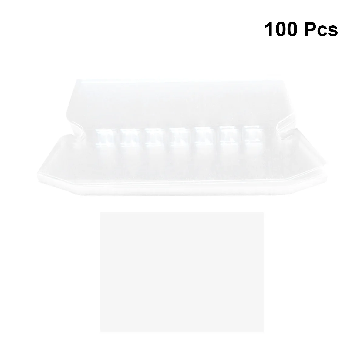 

100pcs Index Label Film Transparent Smooth Hanging File Folder Tabs For Office Filing Organization Stationery Notepad Supplies