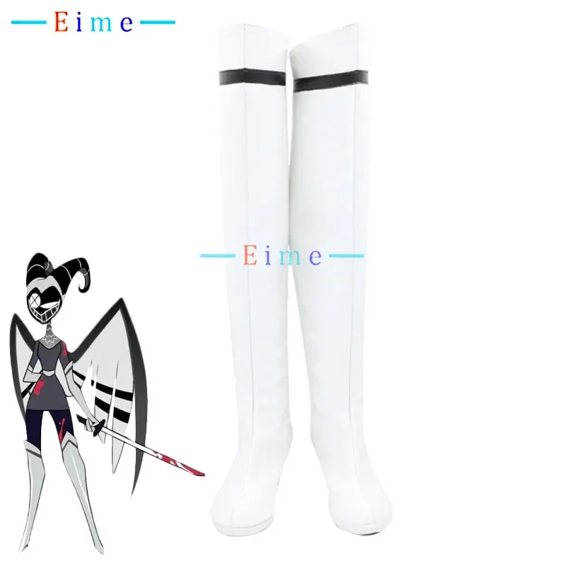 

Жуткая обувь для косплея, карнавальные ботинки на Хэллоуин, обувь из искусственной кожи, аксессуары в стиле аниме, реквизит для косплея, индивидуальный заказ