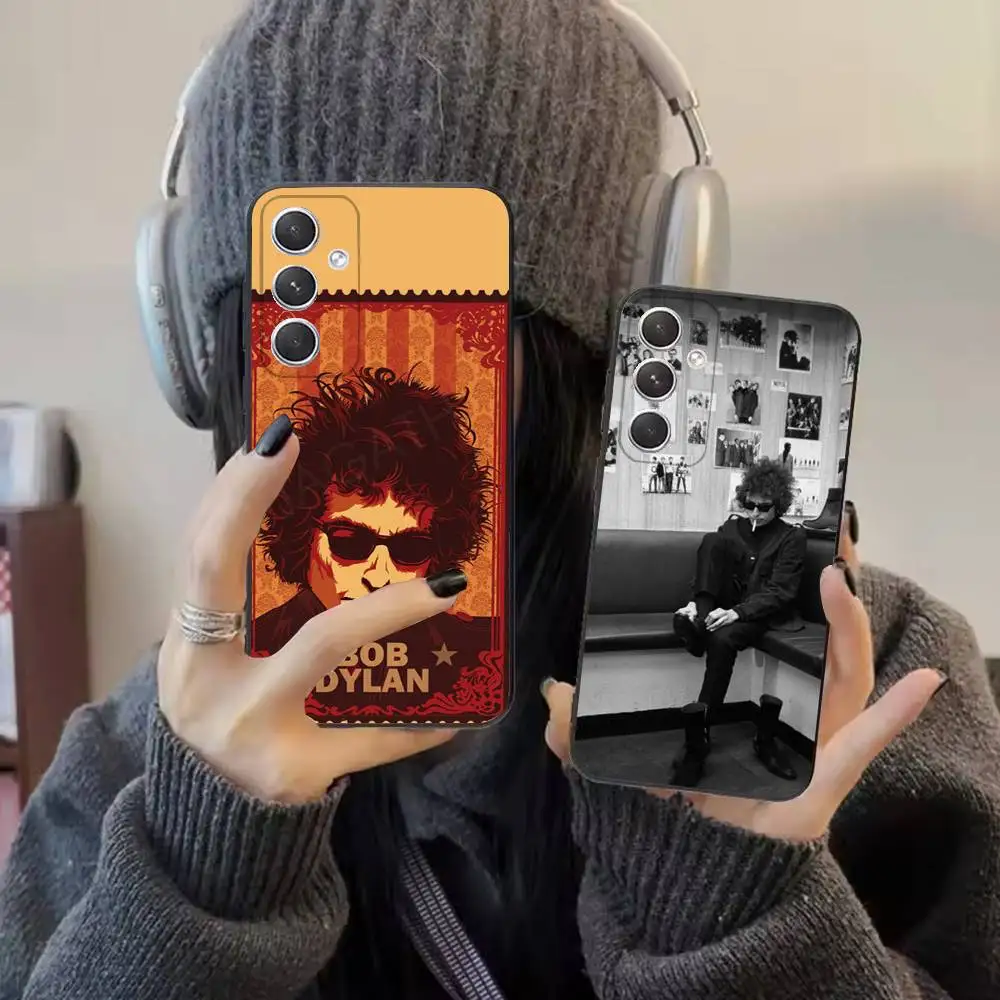 

B-Bob Dylan Phone Case For Samsung S25,24,21,22,23,20,S30,Ultra,Plus, Fe,5G Silicone Cover
