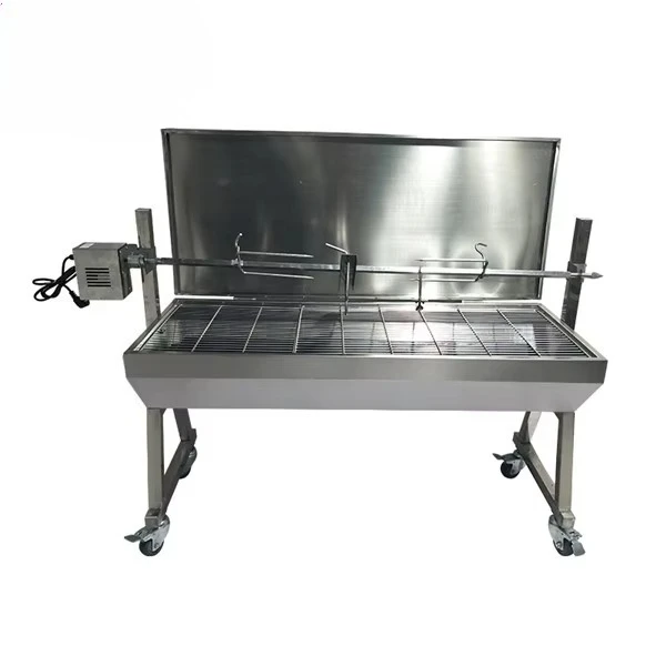 De Carne Barbacoa Exterior Pork Grill Machine Commercial Charcoal Pork Roasting Machine bar B Q Grill Holzkohle Grill Asador
