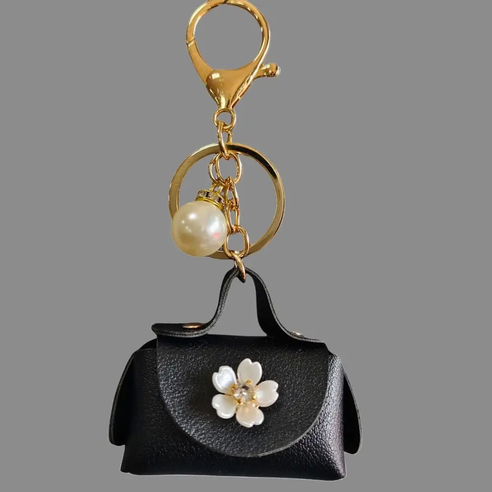 

Kawaii Flowers Mini Storage Bag Keychain Fashion Luxury Bag Decoration Coin Purse Headset Bag Protective Cover Bag Accessories
