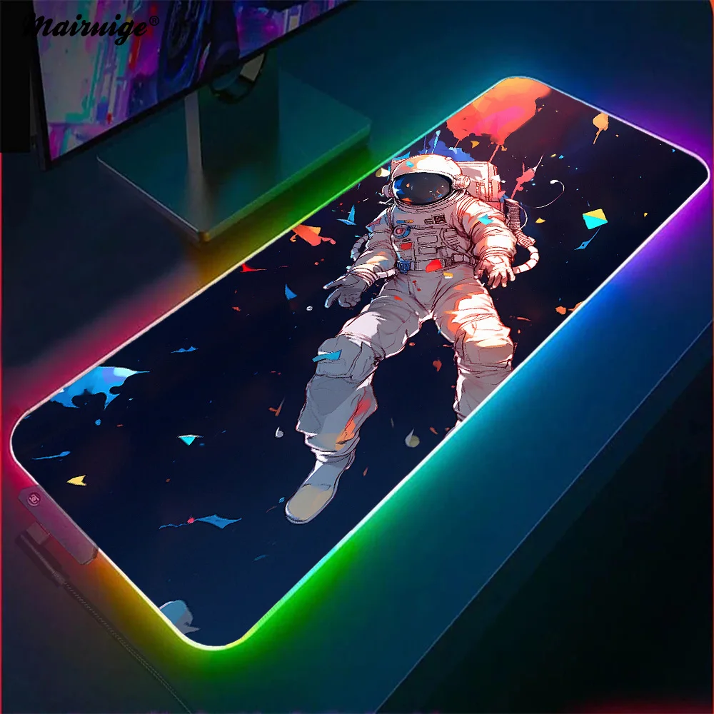 

Mouse Pad Office Keyboard Mat Mouspad Desktop Desk Pad Speed 900x400 Setup Gaming Computer Accessories Cosmonaut Desk Gadgets