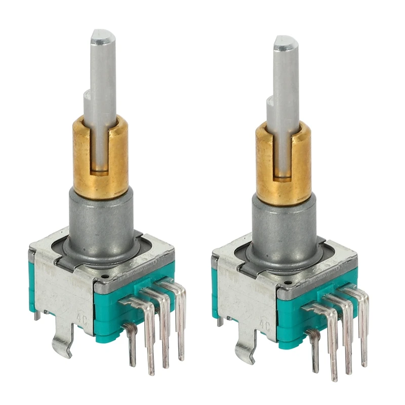 2x Ec11ebb24c03 Dual As Encoder Met Schakelaar 30 Positionering Nummer 15 Puls Point Handgreep 25Mm - afbeelding 1