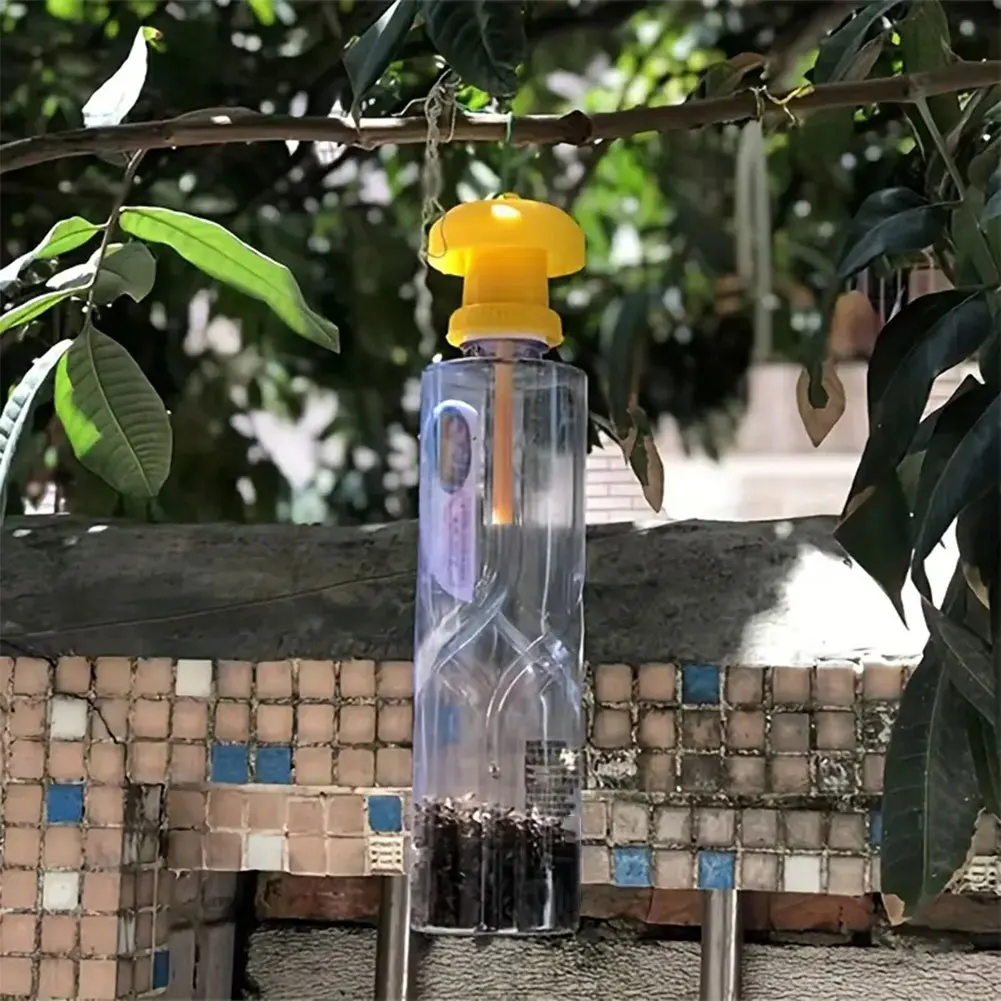 Trampa de plástico para moscas de frutas, atrapamoscas antimoscas, Control de plagas, para casa, jardín, Patio, terraza, huerto