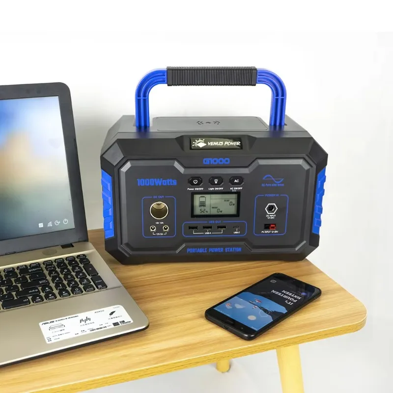 

Large Portable Battery Power Station 2000wh Lifepo4 Battery 1000w Portable Power Station