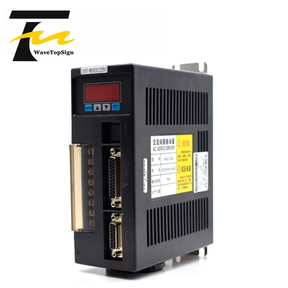 wavetopsign AC Incremental Servo Motor Kits 2.6kW 10N.m 2500RPM 220V ASD-130ST-M10025 AASD-30A