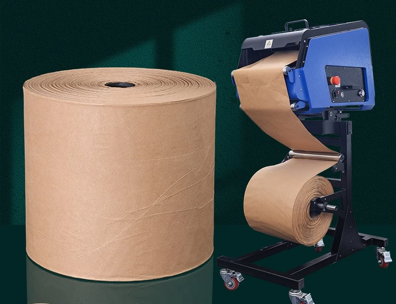 Logistics Buffer Paper Machine 3-Fold Kraft Paper Padding Machine for Packaging