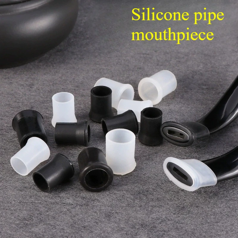 

10Pcs Silicone Protective Case for Smoking Pipe 10/12mm Silicone Mouthpiece Protection Ring Wholesale Retail