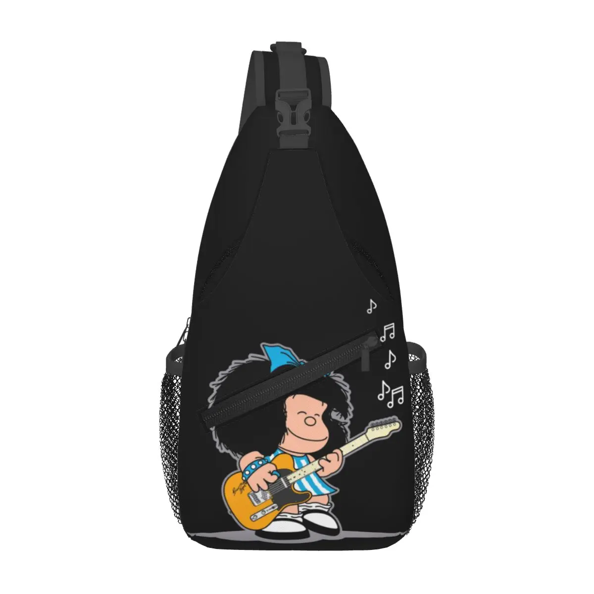 

Custom Mafalda Quino Comics Backpack Cartoon Manga Bags Women Men Shoulder Crossbody Chest Backpack Sling Crossbody Backpack