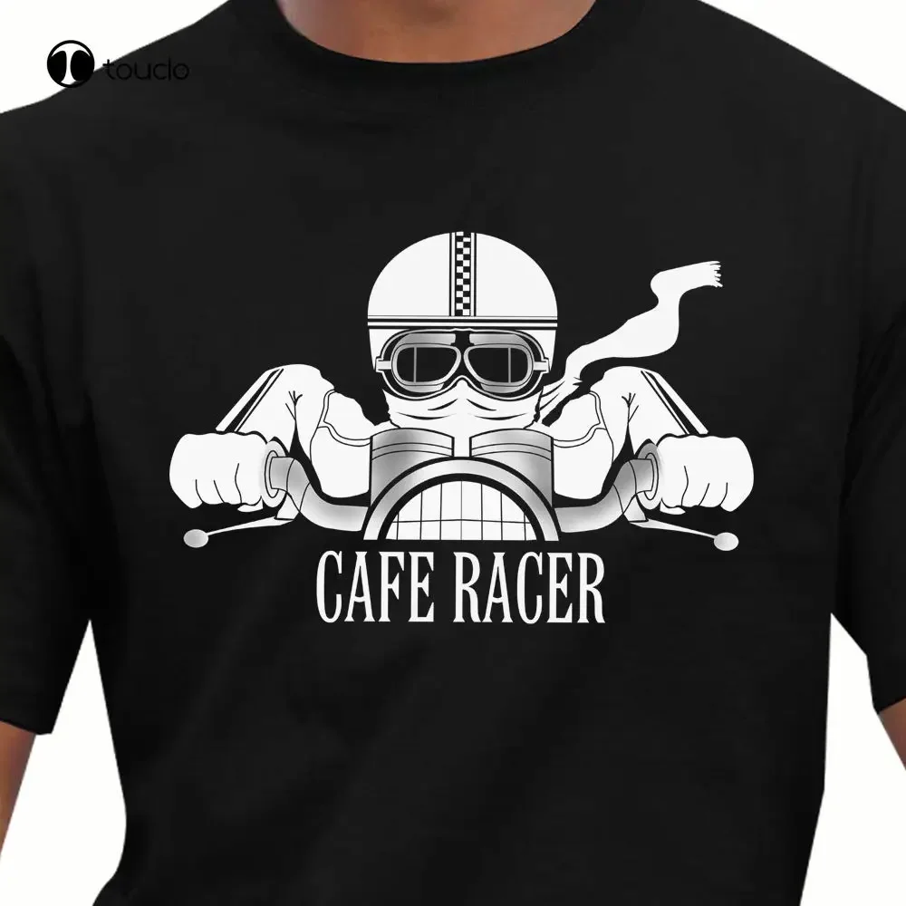 Hot Sale 100% Cotton Classic Motorcycles - Retro Cafe Racer T-Shirt Summer Style Tee Shirt Custom aldult Teen unisex unisex