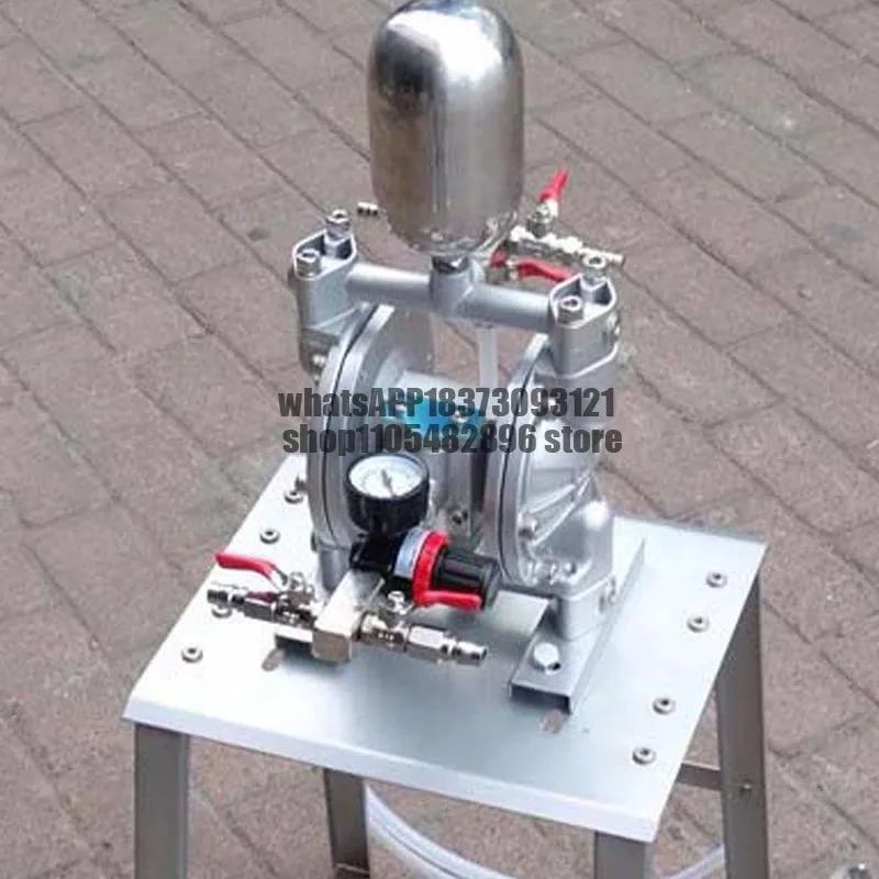 Pneumatic Double Diaphragm Pump Small Paint Spraying Suit Membrane Pump Pneumatic Diaphragm Paint Pump